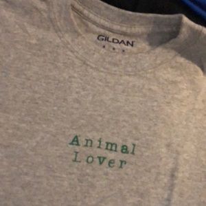Animal Lover t-shirt.